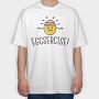 Eggsercise, Tricou Oversize Barbati (Unisex)