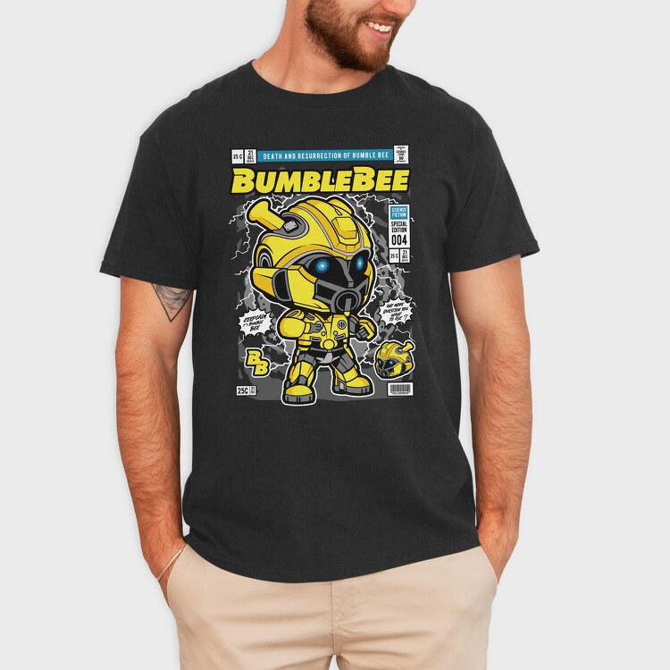 Bumblebee Revolution, Tricou Barbati (Unisex)