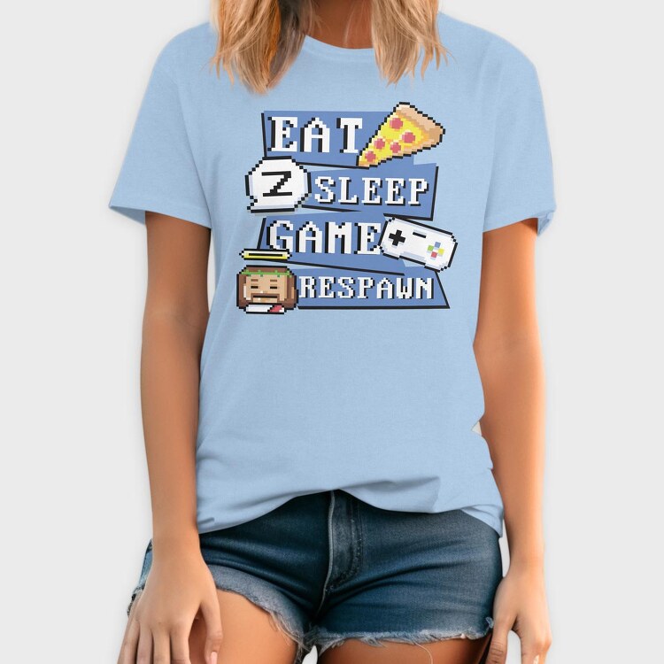 Pixel Respawn, Tricou Barbati (Unisex)