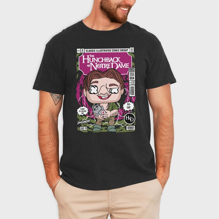 Hunchback Comic Vibes, Tricou Barbati (Unisex)