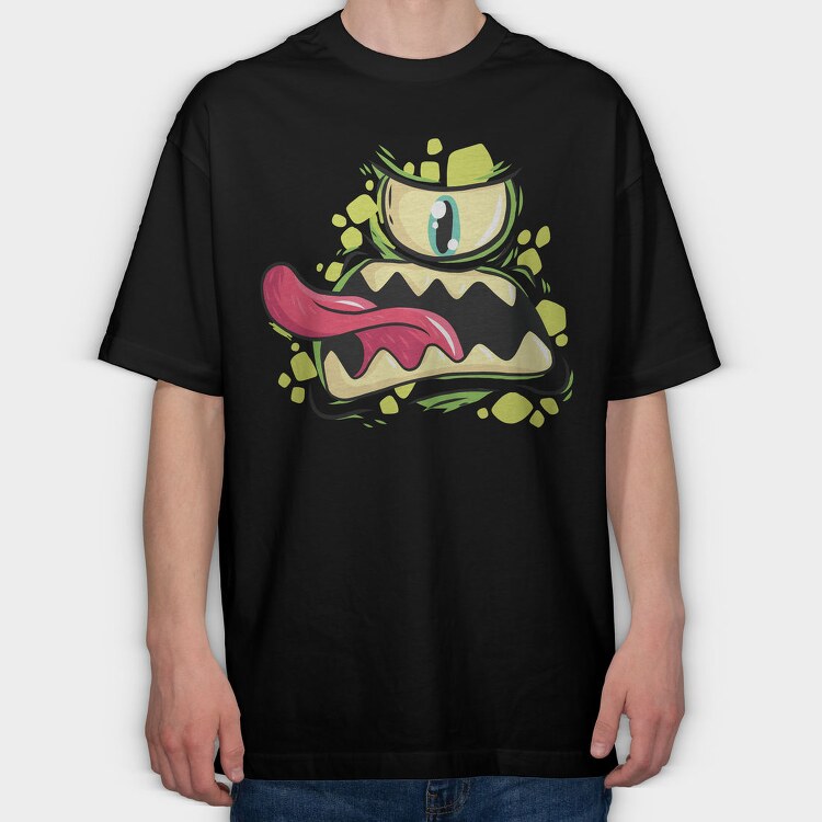 Monster 06, Tricou Oversize Barbati (Unisex)