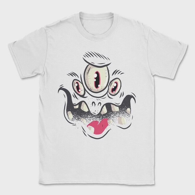 Monster Face 01, Tricou Barbati (Unisex)