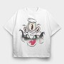 Monster Face 01, Tricou Oversize Barbati (Unisex)