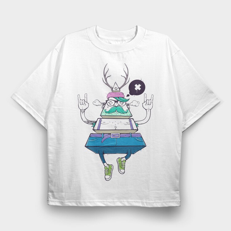 Mr Who, Tricou Oversize Barbati (Unisex)