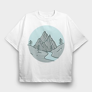 Nature Scenery 1, Tricou Oversize Barbati (Unisex)