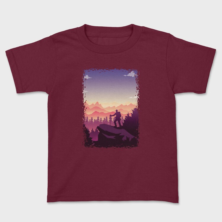 Poster Hiking, Tricou Copii