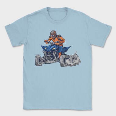 Quad Bike Illustration, Tricou Barbati (Unisex)