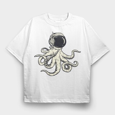 Saint Octapus, Tricou Oversize Barbati (Unisex)