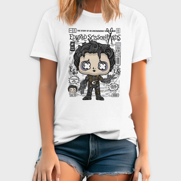 Edward Scissorshands, Tricou Barbati (Unisex)