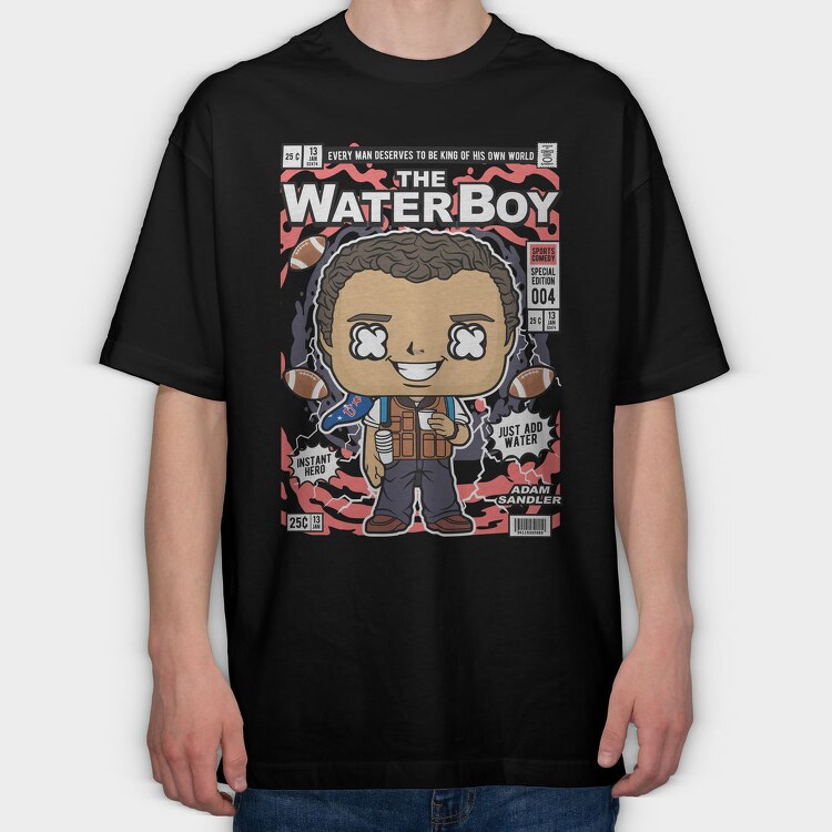 Waterboy Comic Vibes, Tricou Oversize Barbati (Unisex)