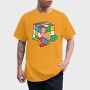 Melting Rubiks Cube, Tricou Barbati (Unisex)