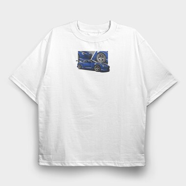 BLUE GTR, Tricou Oversize Barbati (Unisex)