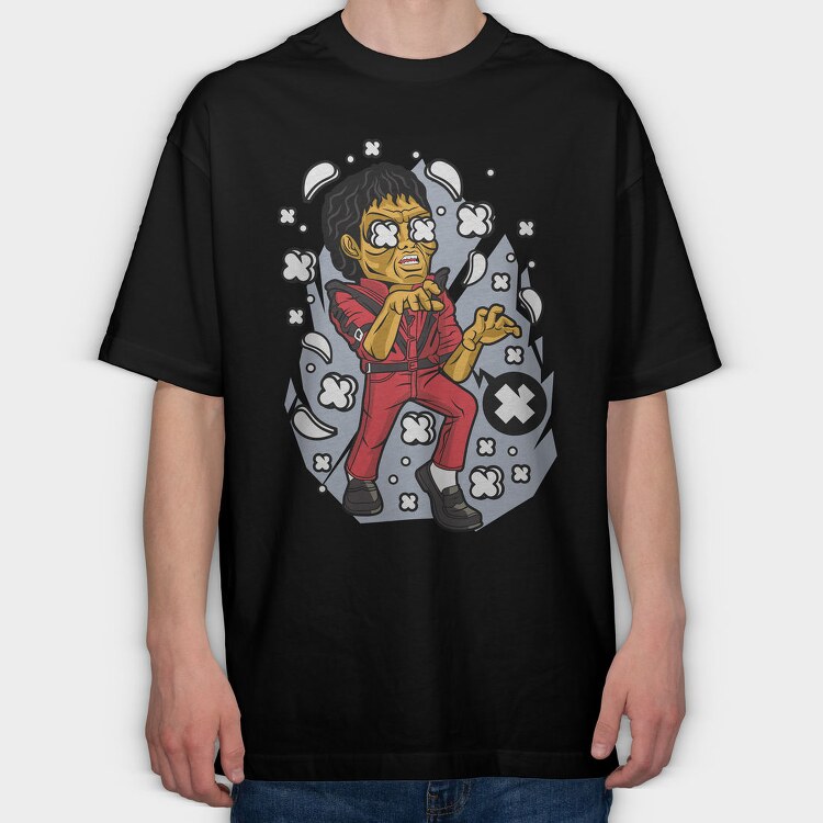 Michael Jackson Dance Fever, Tricou Oversize Barbati (Unisex)
