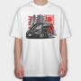 Civic FK8, Tricou Oversize Barbati (Unisex)