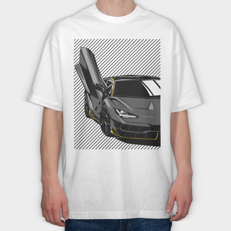 Centenario, Tricou Oversize Barbati (Unisex)