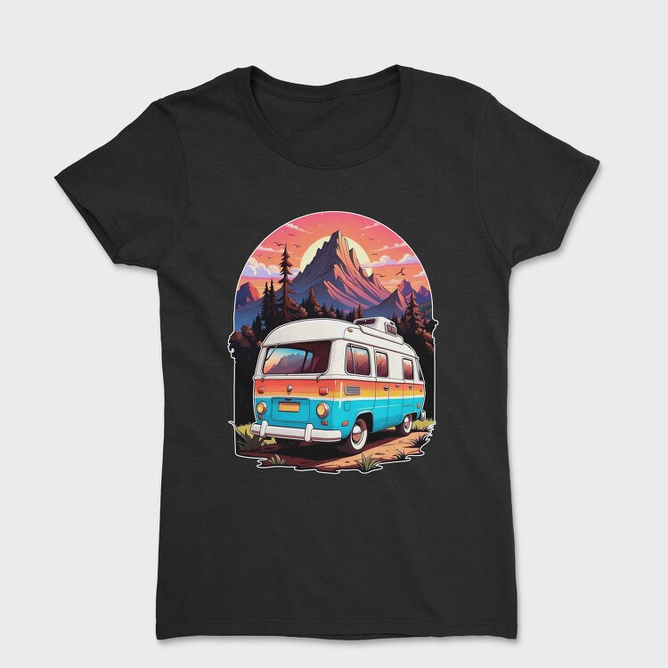 Vintage Bus, Tricou Femei