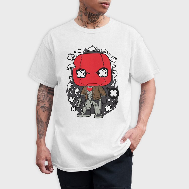 Red Hero Pop Art, Tricou Barbati (Unisex)