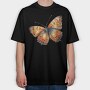 Butterfly Transparent Clipart, Tricou Oversize Barbati (Unisex)