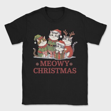 Cat Christmas Pals, Tricou Barbati (Unisex)