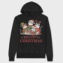 Cat Christmas Pals, Hanorac Oversize Barbati (Unisex)