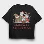 Cat Christmas Pals, Tricou Oversize Barbati (Unisex)