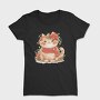 Cat Christmas Wreath, Tricou Femei