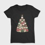Cat Festive Tree, Tricou Femei