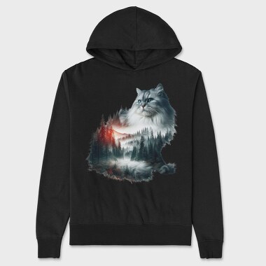 Cat Forest Symphony, Hanorac Oversize Barbati (Unisex)