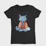 Cat Meditation Kimono, Tricou Femei