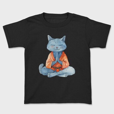 Cat Meditation Kimono, Tricou Copii