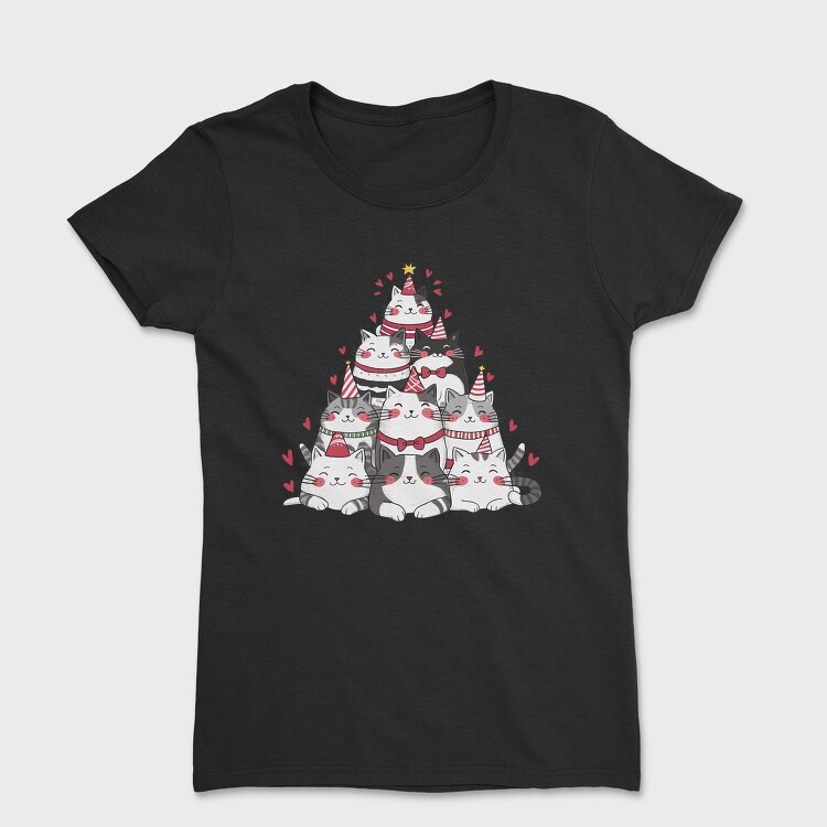 Cat Party Pile, Tricou Femei