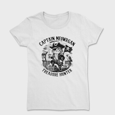 Cat Pirate Treasure, Tricou Femei