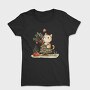 Cat Snow Tale Christmas, Tricou Femei