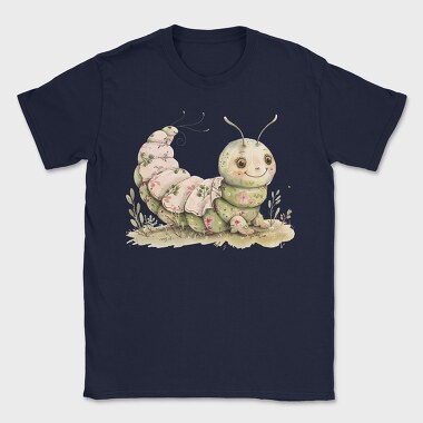 Caterpillar Smile Clipart, Tricou Barbati (Unisex)