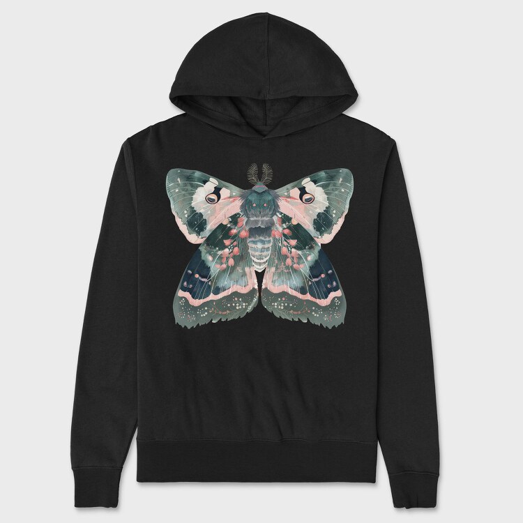 Celestial Fantasy Moth, Hanorac Oversize Barbati (Unisex)