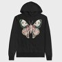 Celestial Floral Moth, Hanorac Oversize Barbati (Unisex)
