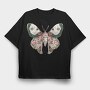 Celestial Floral Moth, Tricou Oversize Barbati (Unisex)