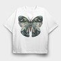 Celestial Moon Blossom, Tricou Oversize Barbati (Unisex)