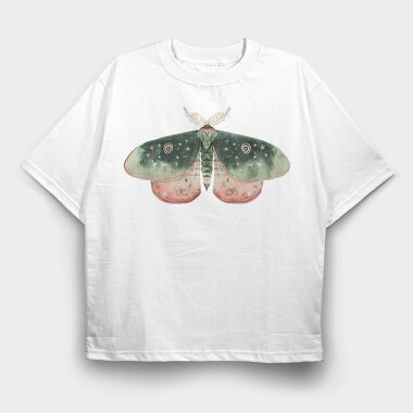 Celestial Moon Moth, Tricou Oversize Barbati (Unisex)