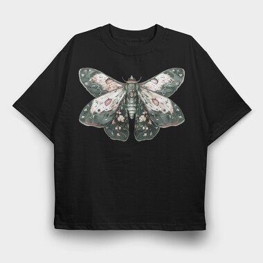 Celestial Moth Clipart, Tricou Oversize Barbati (Unisex)
