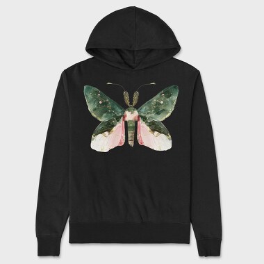 Celestial Moth Clips, Hanorac Oversize Barbati (Unisex)