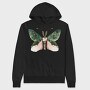 Celestial Moth Clips, Hanorac Oversize Barbati (Unisex)