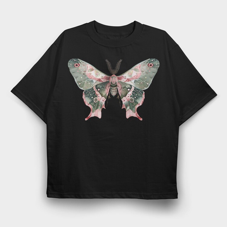 Celstial Fantasy Moth, Tricou Oversize Barbati (Unisex)