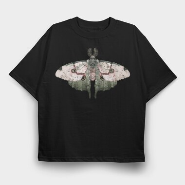 Celstial Moth Clipart, Tricou Oversize Barbati (Unisex)