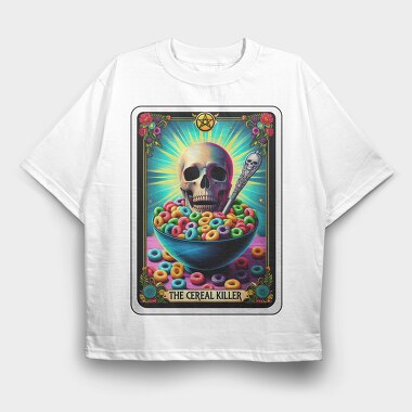 Cereal Killer Card, Tricou Oversize Barbati (Unisex)