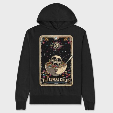 Cereal Killer Funny, Hanorac Oversize Barbati (Unisex)