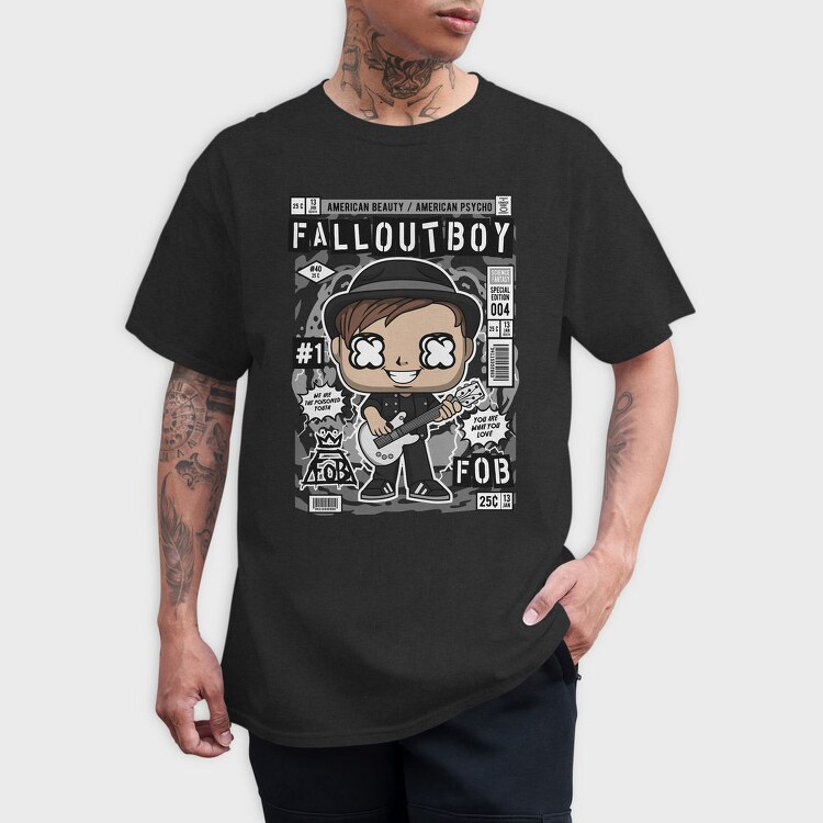 Fallout Boy Comic, Tricou Barbati (Unisex)