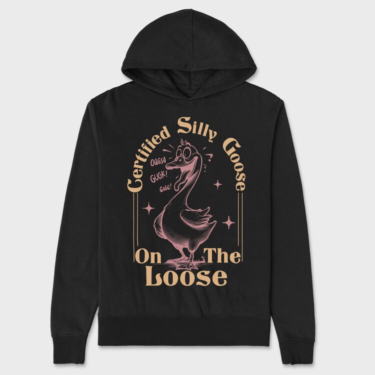 Certified Silly Goose, Hanorac Oversize Barbati (Unisex)