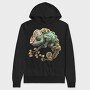 Chameleon Flower Crown, Hanorac Oversize Barbati (Unisex)