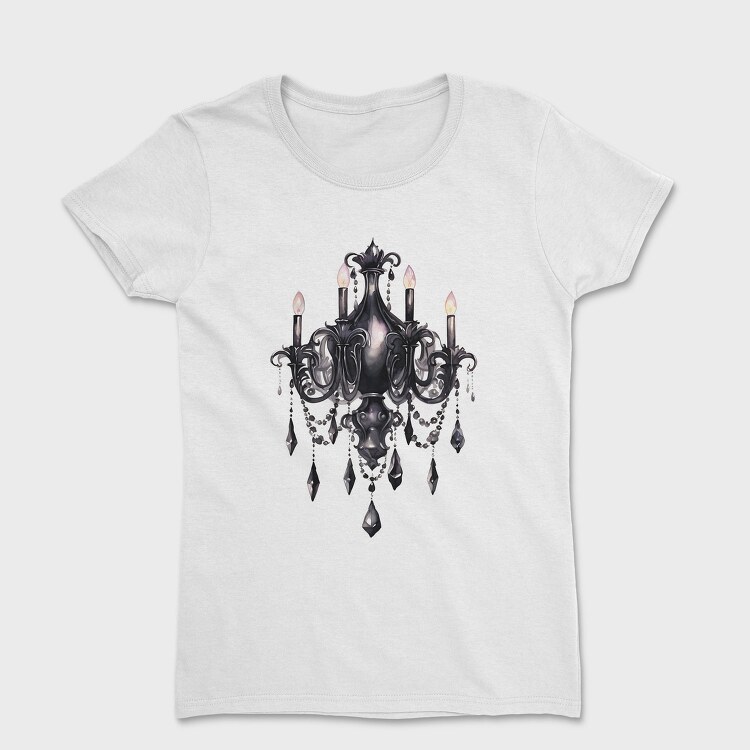 Chandelier Crystals Gothic, Tricou Femei